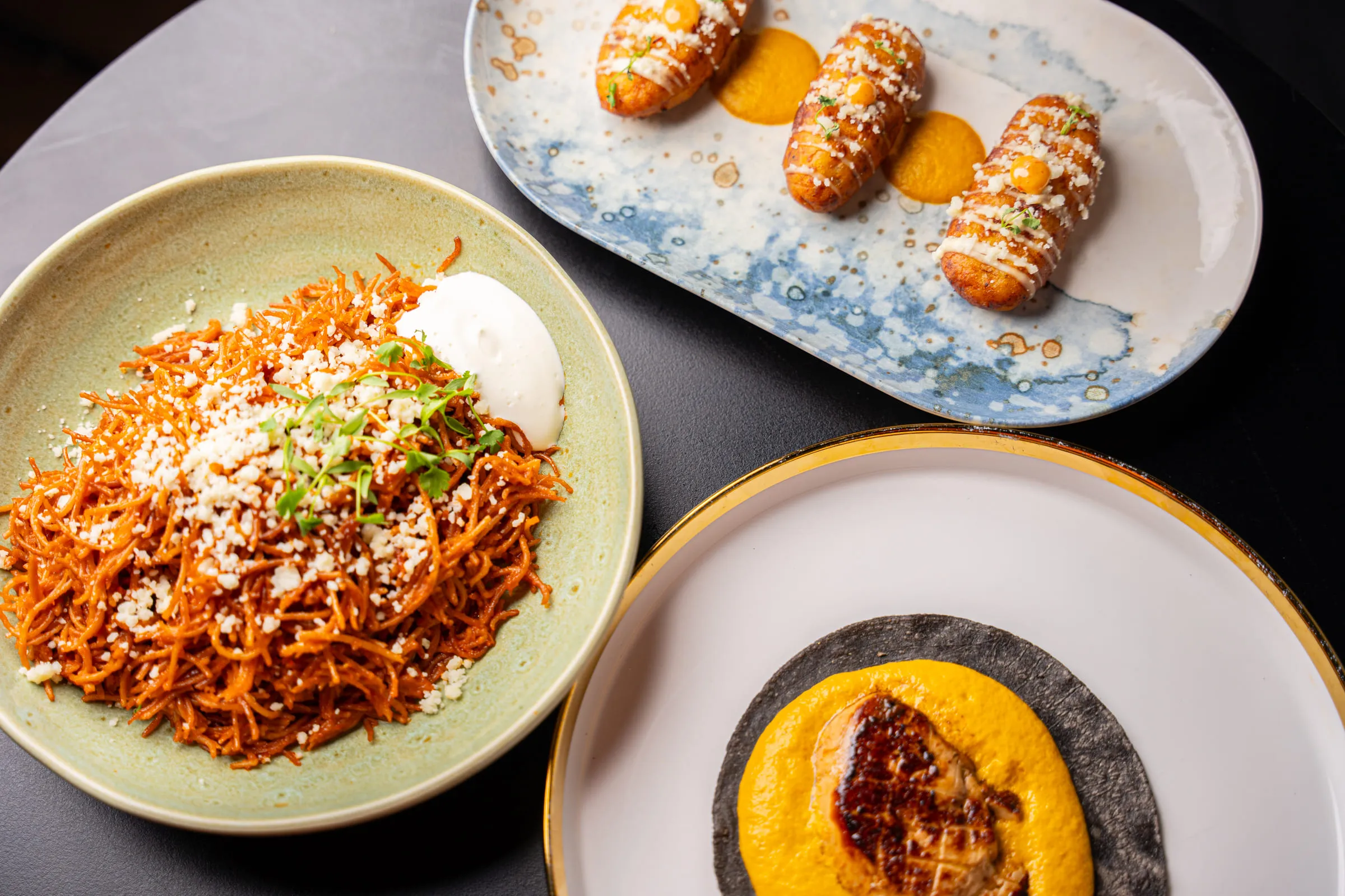Noodles and elote service — Food photography by JP Media Groups